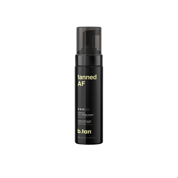Tanned AF 1 Hour Self Tan Mousse NWT Sunless Tanning 6.7 OZ - Picture 1 of 7
